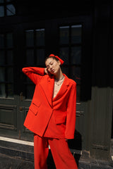 The Lola Blazer Sets Red