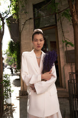 The Lola Blazer Sets White