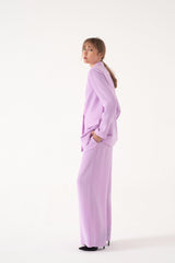 The Lola Blazer Sets Cotton Lavender Lilac