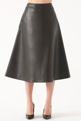 The Martina Vegan Leather Skirt