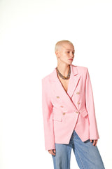 The Alessandra Blazer Pink